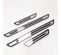 WRGEYXTD 4 Pcs Car Door Sill Scuff Plate For MG HS 2018-2025, Stainless Steel Kick Plates Threshold Wear-Resistant Anti-scratch Styling Accessories,A