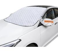Wrhome Car Windshield Snow Cover For BMW F46 2er Gran Tourer 2014-2019,waterproof breathable dustproof sun rain dust snow proof uv resistant with Side Wing Earmuffs,D-O157 * 126cm