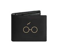 WRIGAEL Credit Card Holder Wallet Rfid Blocking Kids Boys Bifold Teen Cool Cute for Cash with ID Window Cardholder, Eyeglass, Casual