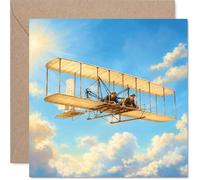 Wright Flyer Birthday Card, Soaring into Another Brilliant Year