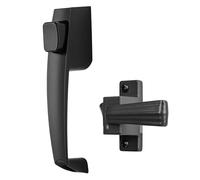 Wright Products V333BL Tie Down Push Button Door Latch for Screen and Storm Doors, Black