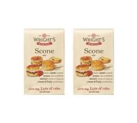 Wright’s Scone Mix 2X500g - Easy Baking Mix for Light, Crumbly & Golden Scones - Just Add Water - Perfect for Sweet or Savory Recipes with Fruit or Cheese - Ideal for Afternoon Tea & Family Treats