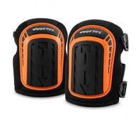 WrightFits Heavy Duty Gel Knee Pads for Work with Adjustable Anti-Slip Straps - Professional Knee Protectors with High-Density Foam for Construction, Flooring, Gardening & DIY