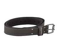 WrightFits Heavy-Duty Leather Tool Belt for Men & Women - Premium Cowhide Adjustable Work Belt (30-45”) for Tool Pouches, Holsters & Holders - Construction, DIY & Trade Use