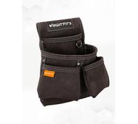 Wrightfits Leather Double Pocket Tool Belt Pouch - Ww180116