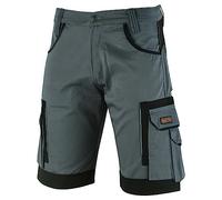 WrightFits Men Cargo Shorts -Work Shorts Safety Combat Summer Shorts - Multi Pockets - Triple Stitched - Durable Workwear (36W) Grey