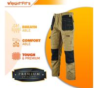 DeWALT Pro Tradesman Trouser Size L29 W34 Black