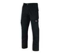 WrightFits Men's Work Trousers - Falcon Heavy Duty Safety Cargo Pants with Knee Pad Pockets - Triple Stitched Durable Workwear - (Black,32/31)