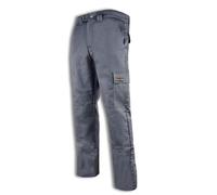 WrightFits Men's Work Trousers - Falcon Heavy Duty Safety Cargo Pants with Knee Pad Pockets - Triple Stitched Durable Workwear - (Grey,36/31)
