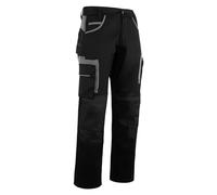 WrightFits Olympian Pro Work Trousers Men - Cargo Trousers for Men UK - Mens Work Trousers with Knee Pads Pockets - Combat Trousers in Black (36W X 31L)