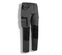 WrightFits Olympian Pro Work Trousers Men - Cargo Trousers for Men UK - Mens Work Trousers with Knee Pads Pockets - Combat Trousers in Grey (36W X 29L)