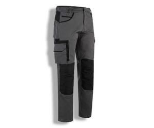 WrightFits Olympian Pro Work Trousers Men - Cargo Trousers for Men UK - Mens Work Trousers with Knee Pads Pockets - Combat Trousers in Grey (42W X 29L)