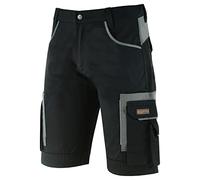 WrightFits® Olympian Work Shorts Men Safety Combat Summer Cargo Shorts Multi Pockets Triple Stitched Heavy Duty Durable Workwear Combat Short for Men UK(Black-30)