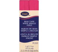 Wright's 117-202-1232 Single Fold Bias Tape, 7/8 by 3-Yard, Berry Sorbet