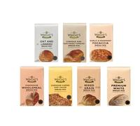 Wright's Baking Bread Mix Variety Pack, Oat and Linseed, Cheddar and Sun Dried Tomato, Garlic & Rosemary Focaccia, Farmhouse Wholemeal, Cheddar Cheese and Onion, Mixed Grain, Premium White