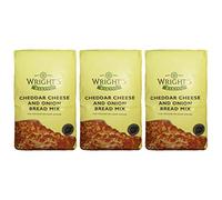 Wright's Baking Cheddar Cheese & Onion Bread Mix 500g (Pack of 3)
