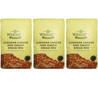 Wright's Baking Cheddar Cheese & Onion Bread Mix 500g (Pack of 3) - Alpine Heights