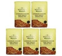 Wright's Baking Cheddar Cheese & Onion Bread Mix 500g (Pack of 5)