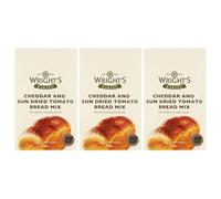 Wright's Baking Cheddar & Sun Dried Tomato Bread Mix 500g (Pack of 3) - Alpine Heights