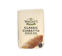 Wright's Baking Classic Ciabatta Bread Mix 500g (Pack of 2)