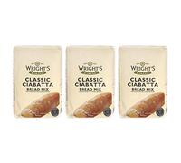 Wright's Baking Classic Ciabatta Bread Mix 500g (Pack of 3)