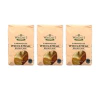 Wright's Baking Farmhouse Wholemeal Bread Mix 500g (Pack of 3) - Alpine Heights