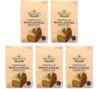 Wright's Baking Farmhouse Wholemeal Bread Mix 500g (Pack of 5) - Alpine Heights