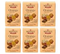 Wright's Baking Orange Cake Mix - Light, Moist and Fluffy Cake Mix with Real Orange Fruit Pieces - Bake Delicious Cakes, Muffins - Just Add Water & Oil - Suitable for Vegetarians (6X500G)