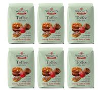 Wright's Baking Toffee Cake Mix - Rich and Indulgent Cake Mix with Real Toffee Pieces - Easy to Bake Moist Cakes, Muffins, Cupcakes, Traybakes and Slices - Suitable for Vegetarians (6X500G)