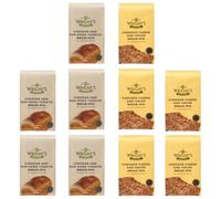 Wright's Cheddar Bread Mix Bundle - Sundried Tomato 5x500g & Cheddar & Onion 5x500g - Twin Pack, Easy Bake, Rich Savoury Flavour - Vegetarian