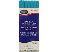 Wrights Double Fold Bias Tape, Assorted, Mediterranean, 13.21 x 5.08 x 0.66 cm