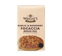 Wrights Garlic & Rosemary Focaccia Bread Mix 5 x 500g