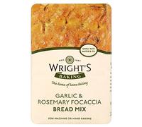 Wright's Garlic & Rosemary Focaccia Bread Mix (500g) - Pack of 2