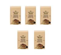 Wright's Mixed Grain Bread Mix 5X500g - High Fibre Bread Mix with Seeds & Grains - Simply Add Water for Easy Home Baking by Hand or Bread Machine (NP)