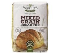 Wright's | Mixed Grain Bread Mix 6X500g (3Kg) | For Machine or Hand Baking | High in fibre | suitable for vegetarians