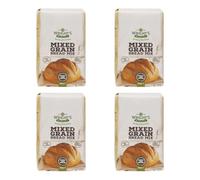 Wrights Mixed Grain Bread Mix - High Fiber Seeded Bread Flour Blend for Bread Machines and Hand Baking - Includes 8 Grains and Seeds for Nutty Flavour - Vegetarian Friendly (4X500G)