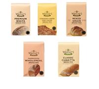 Wright's selection pack | Premium White Bread Mix | Mixed Grain Bread Mix | cheddar and onion bread mix | Wholemeal bread mix | Ciabatta Bread Mix
