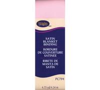 Wrights Single Fold Satin Blanket Binding 2"X4.75yd-Light Pink