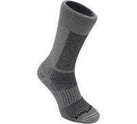 Wrightsock Merino CoolMesh II Crew Anti Blister Socks - Merino Wool Hiking Socks for Men & Women - Moisture Wicking, Breathable & Cooling Sock - Double Layer Blister Sock - Made in USA