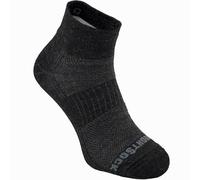 Wrightsock Merino CoolMesh II Quarter Anti Blister Socks - Merino Wool Hiking Socks for Men & Women - Moisture Wicking, Breathable & Cooling Sock - Double Layer Blister Sock - Made in USA