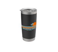 Wrightsville Beach Sun Palm Trees Stainless Steel Insulated Tumbler