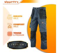 DeWALT Pro Tradesman Trouser Size L29 W34 Black