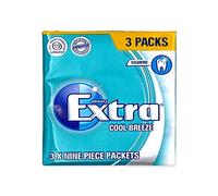 Wrigley Extra Cool Breeze, Pack of 3 x 9 Pieces