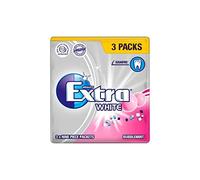 Wrigley Extra White Bubblemint, Sugar Free Gum, Pack of 3 x 9