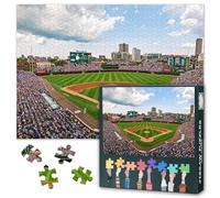 Wrigley Field Jigsaw Puzzles - 1000 Piece Puzzle for Adults, Chicago Baseball Stadium Difficult Challenging Puzzles (27.5"x19.7"), Family Game Night Gift & Home Decor (Ballpark Series)