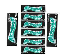 Wrigley’s Airwaves Black Mint Chewing Gum - Choose Pack Size - Intense Freshness