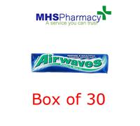 Wrigley's 30 Packets Chewing Gum AIRWAVES Sugar Free Wrigleys Packs
