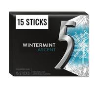 Wrigleys 5 Ascent Wintermint Flavour Sugarfree Chewing Gum 1 x 15 Piece Pack