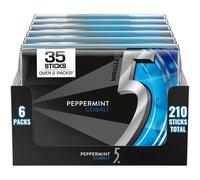 Wrigleys 5 Gum Cobalt Peppermint Flavoured Sugar Free Chewing Gum 35 Stick Pack Box of 6 Packs