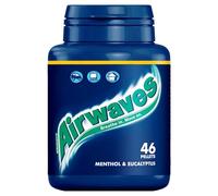 Wrigley's Airwaves Menthol & Eucalyptus 6x46 Pellets 64g The original strong taste experience with the refreshing airwaves menthol kick